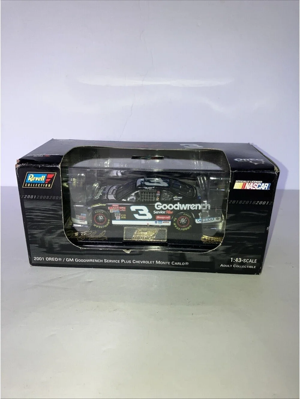 VTG 2001 Revell Dale Earnhardt Goodwrench Oreo #3 NASCAR Monte Carlo 1:43 NEW